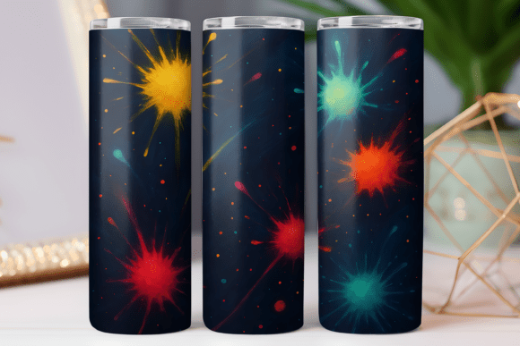 Abstract Color Pattern Tumbler Wrap 20oz Review