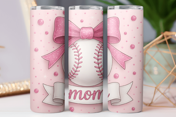 Baseball Mom Tumbler Wrap 20oz Skinny Review