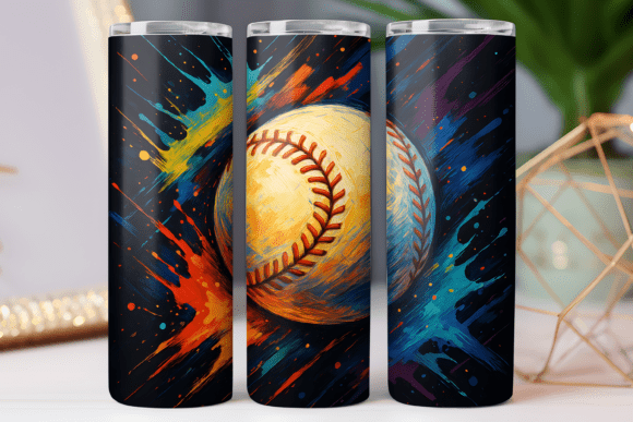 Baseball Tumbler Color Wrap 20oz Skinny Review