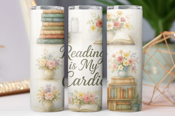 Book Lover Tumbler Wrap Design Review
