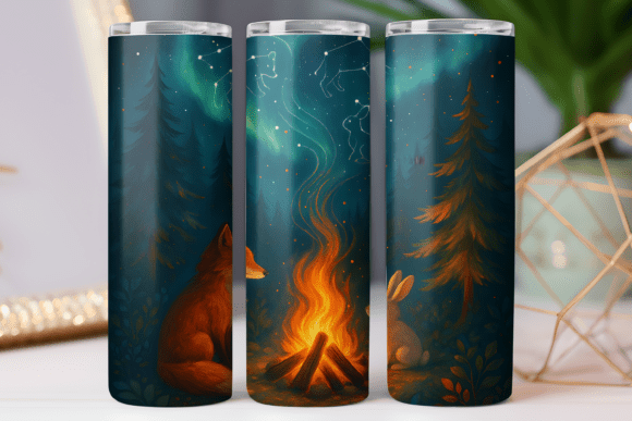 Camping Outdoor Adventure Tumbler Wrap