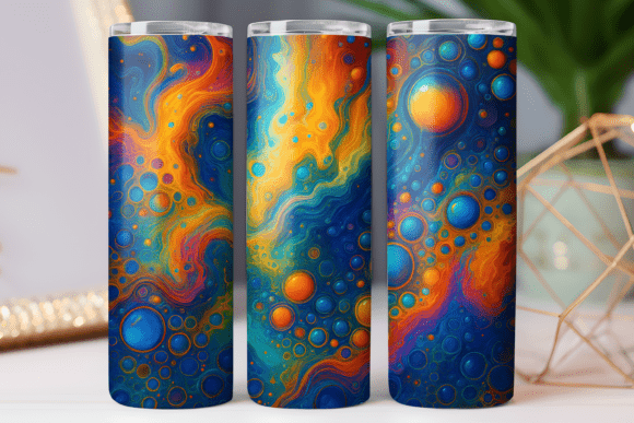 Color Abstract Pattern Tumbler Wrap 20oz Review