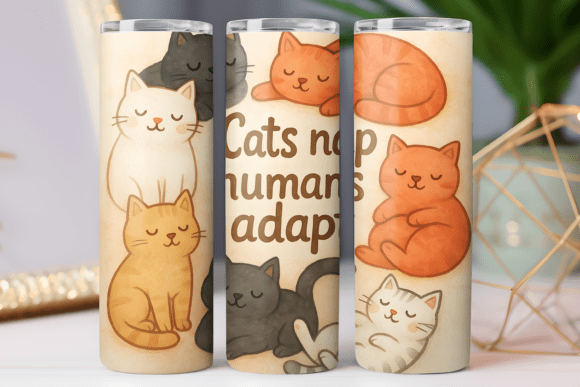 Cute Kitty Tumbler Wrap 20oz Embroidery Design Review