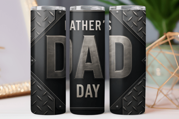 Father Tumbler Wrap 20oz Skinny PNG Dad