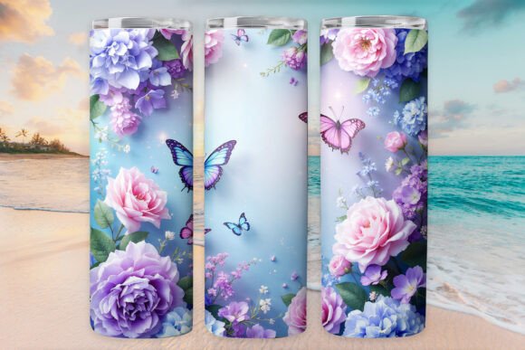 Floral Butterfly Tumbler Wrap 20oz Review