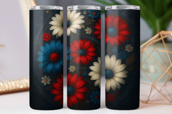 Flower Patriotic Tumbler Wrap Pngr 20oz Review