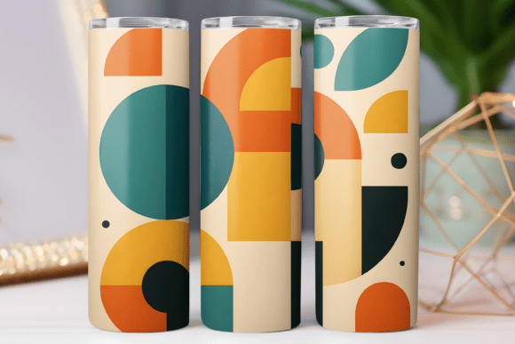 Geometric Pattern Tumbler Wrap 20oz Art Review