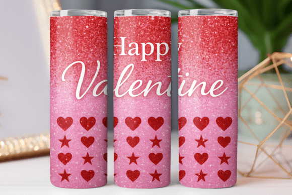 Happy Valentine Tumbler Wrap 20oz Skinny Review