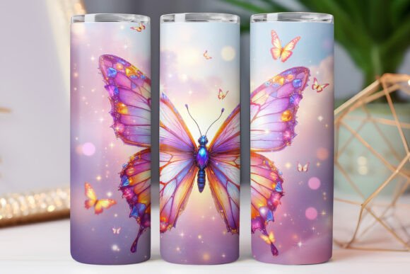 Magical Art Butterfly Tumbler Wrap 20oz Review