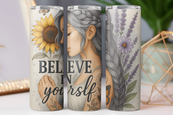 Motivational Tumbler Wrap 20oz Skinny Review