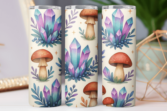 Mushroom Watercolor Tumbler Wrap Review