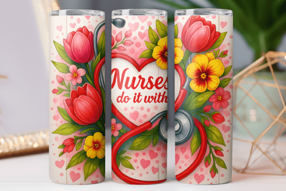 Nurse Tumbler Wrap 20oz Skinny Design Review