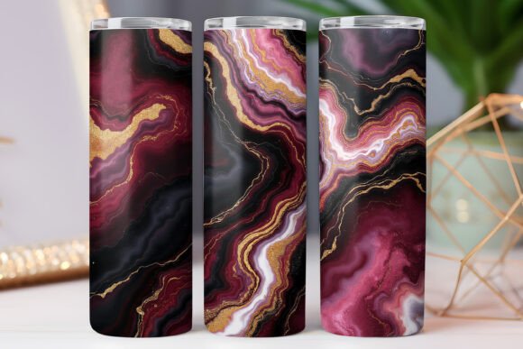 Red Marble Pattern Tumbler Wrap Review
