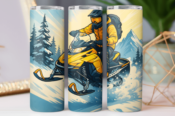 Snowmobile Adventure Tumbler Design Review