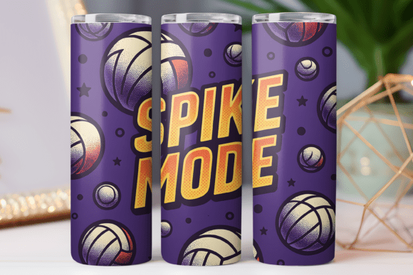 Spike Mode Volleyball Tumbler Wrap 20oz Review