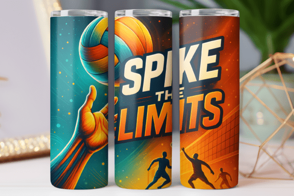 Spike the Limit Volleyball Tumbler Wrap Review