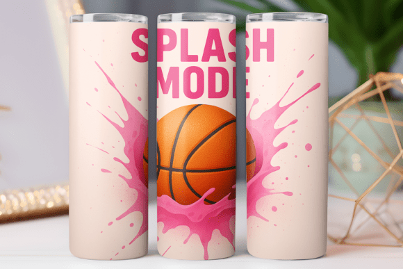 Splash Mode Basketball Tumbler Wrap 20oz Review