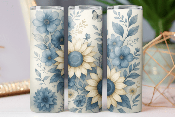 Sunflower Watercolor Tumbler Design Review