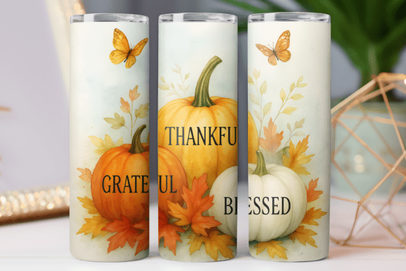 Thanksgiving Tumbler Wrap Design Review