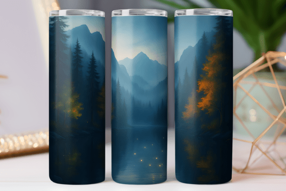 Watercolor Outdoor Adventure Tumbler Design Review