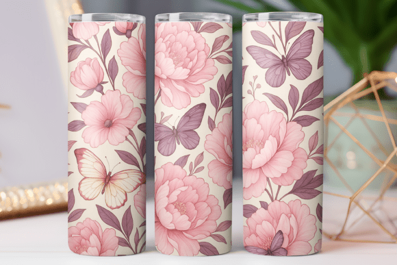 Watercolor Pattern Tumbler Wrap Floral Review