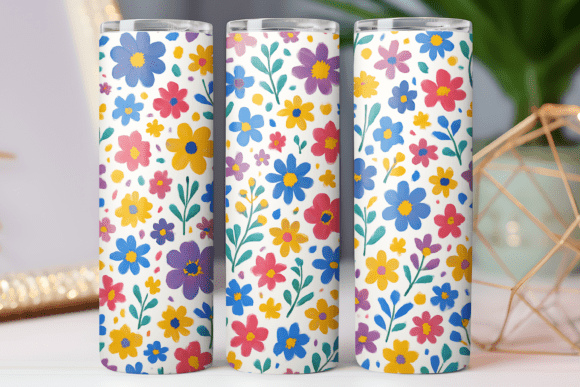 Wildflower Pattern Tumbler Wrap 20oz Jpg Review