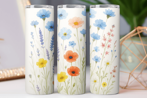 Wildflower Pattern Tumbler Wrap Skinny Review