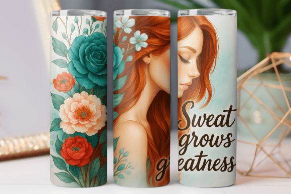 Women Motivational Tumbler Wrap 20oz PNG Review